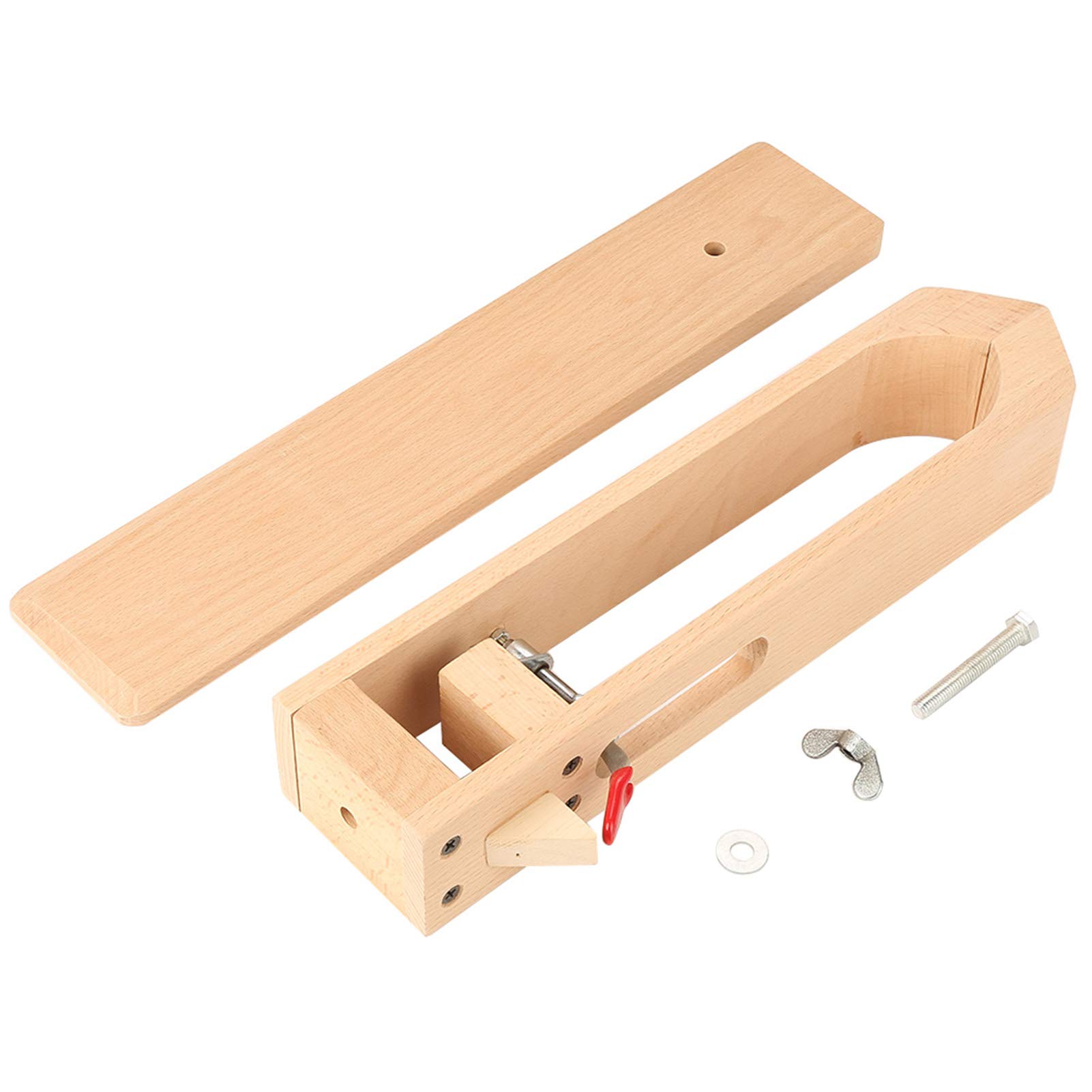 Ejoyous Supporto in Legno Regolabile Strumenti per Cucire, Strumenti per Cucire Cucitura a Mano Craft Cucito Pony Horse Strumento Morsetto Cuoio per Cucire Il Cuoio