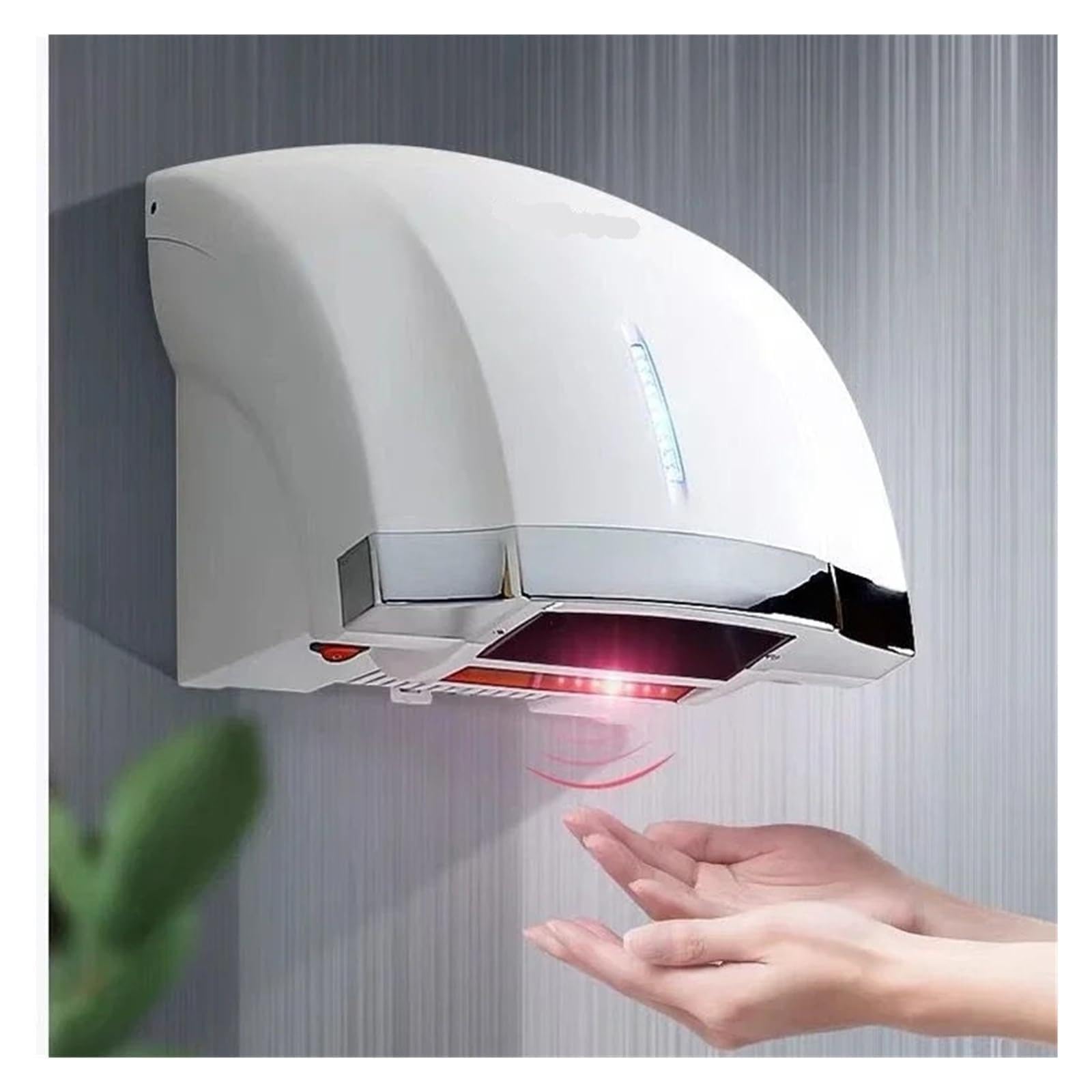 LNHHG Automatic Touchless Hand Dryer Fully Automatic Induction Hotel Home Bathroom Hot Cold Hand Dryer