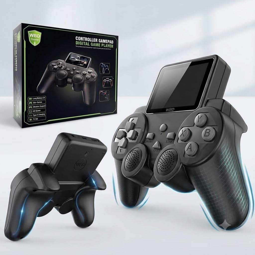 500 in 1 Handheld Game Console for Kids | Retro Video Game Player with Rechargeable Battery, TV Output, Portable Pocket Gaming Device with Controller | Classic Arcade Games for Boys & Girls-image-10