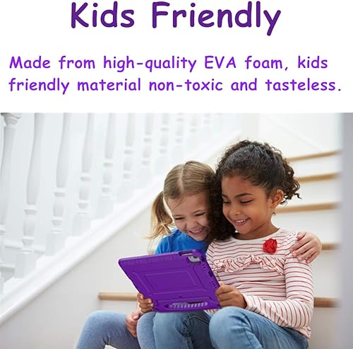 Miniatura 3 de A ADENK Funda para niños para iPad Air de 10.9 pulgadas de 54 generación y iPad Pro de 11 pulgadas (202220202018), ligera, a prueba de golpes, funda