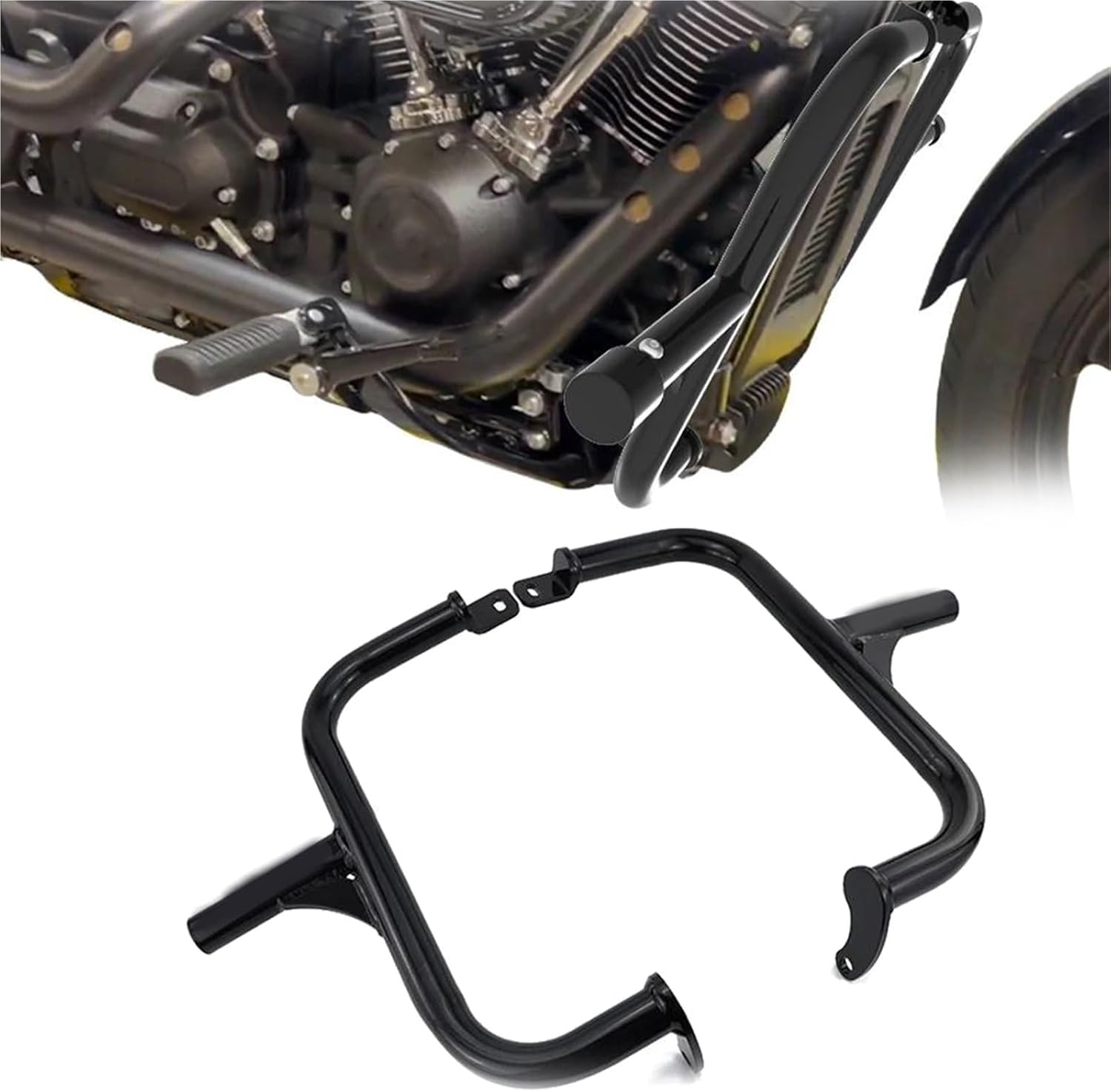 2000-2017ーハイウェイクラッシュバーエンジンガード用ハーレーソフテイルファットボーイ遺産デラックススリムスプリンガー C937 2000-2017ハイウェイクラッシュバーエンジンガード用ハーレー