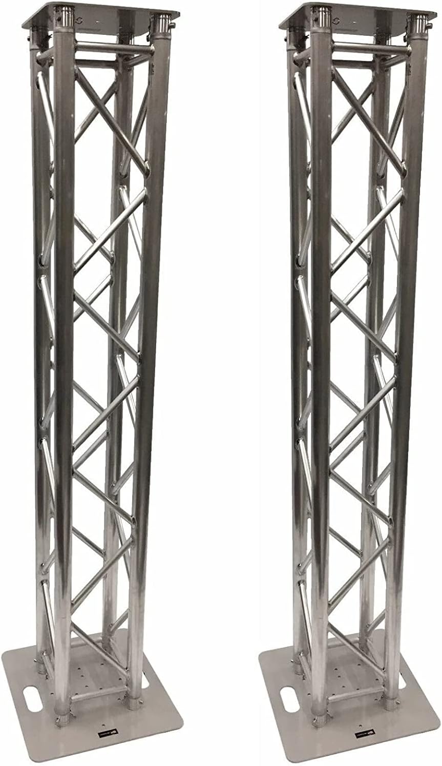 (2) DJ Lighting Aluminum Truss Light Weight Dual 6.56 ft Totem System Moving Head