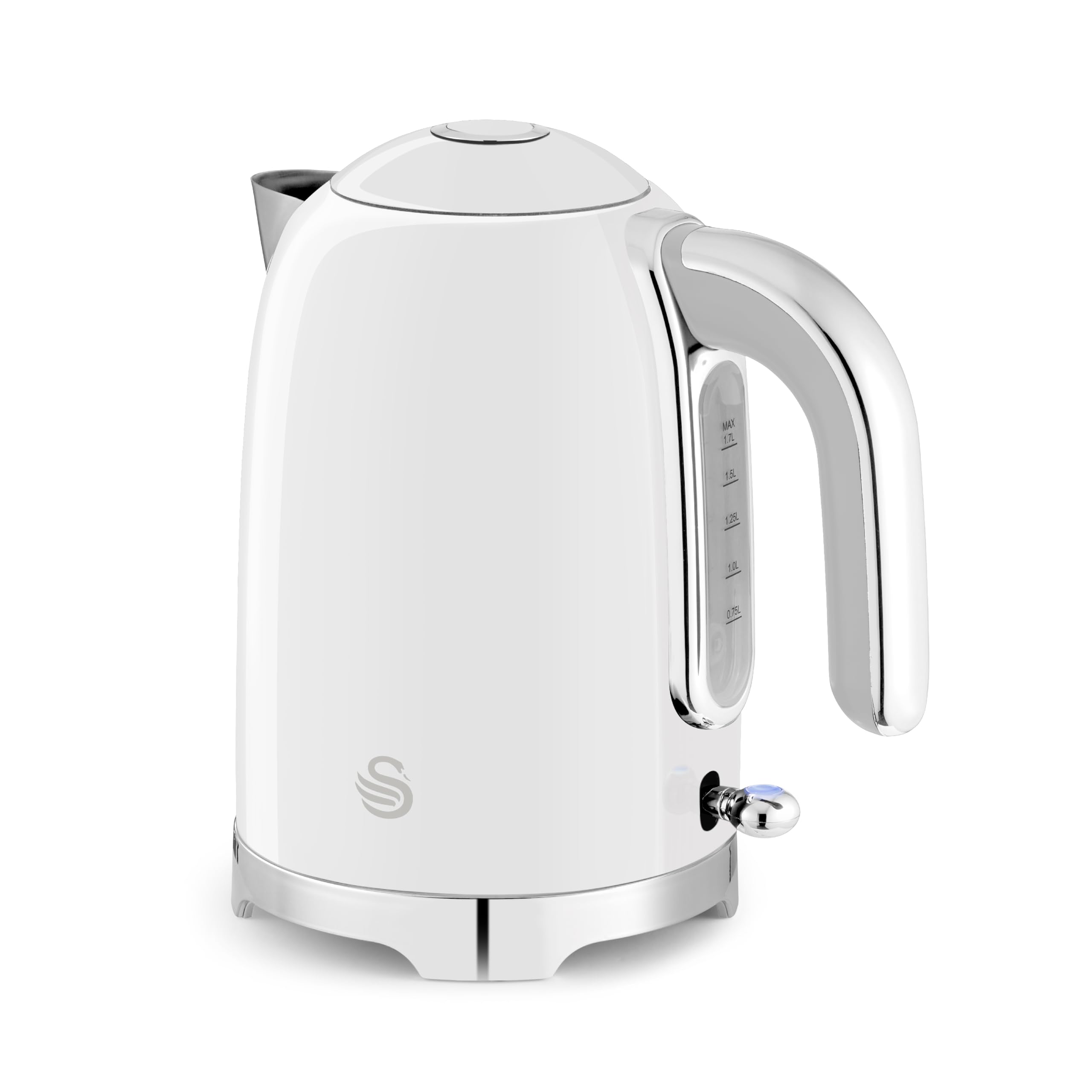 Swan Unisex White Solace 1.7L Ss Jug Kettle In A