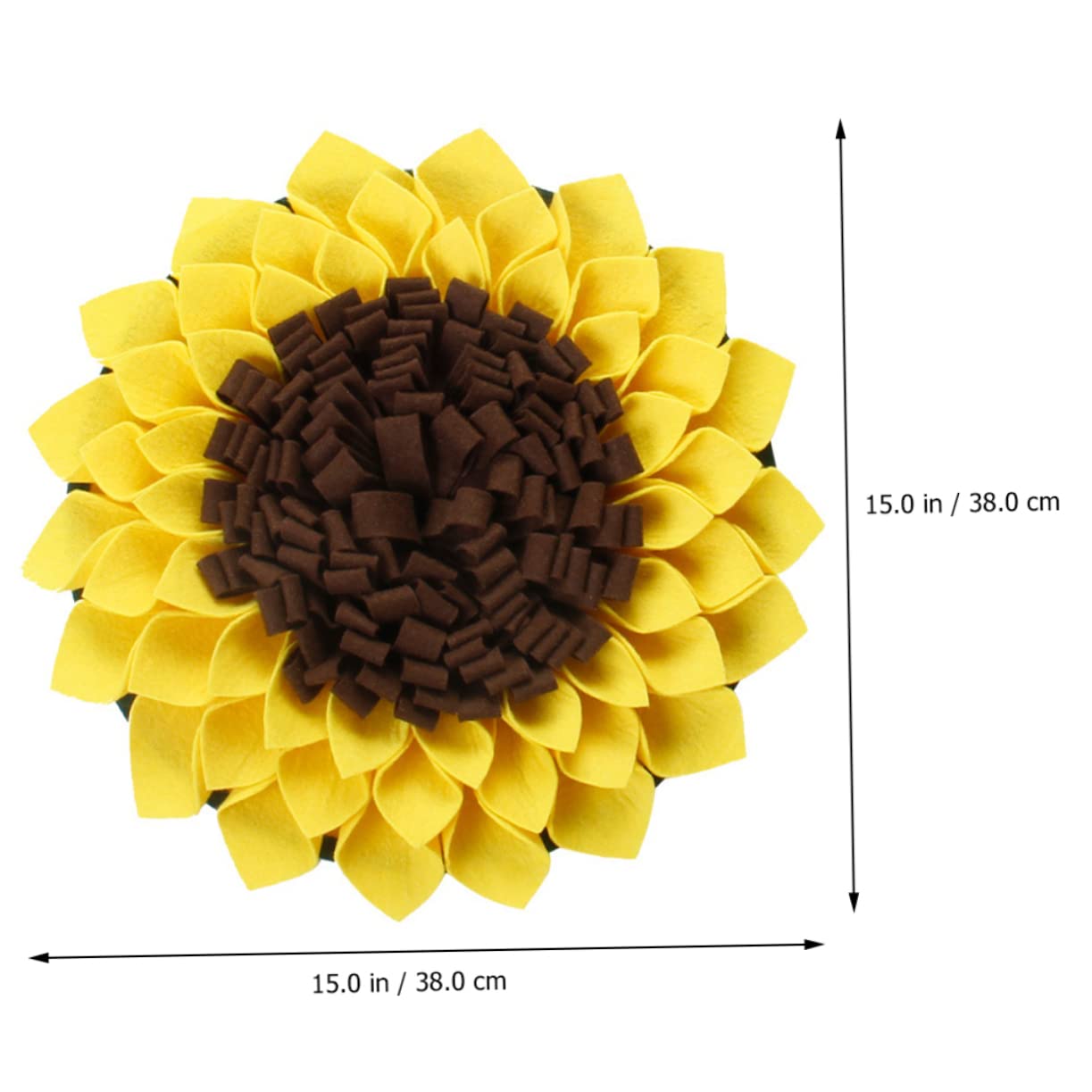 Angoily 3piezas Alfombra De Forrajeo para Perros Mat De Comida Lento Diseño De Girasol Estimula El Olfato y Reduce El Estrés para Entrenamiento De Alimentación y Entretenimiento De