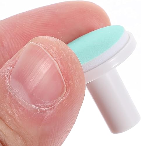 Miniatura 5 de 24 almohadillas de repuesto para recortadora de uñas de bebé, almohadillas de lima de uñas eléctricas para bebés, cabezales de pulido de uñas