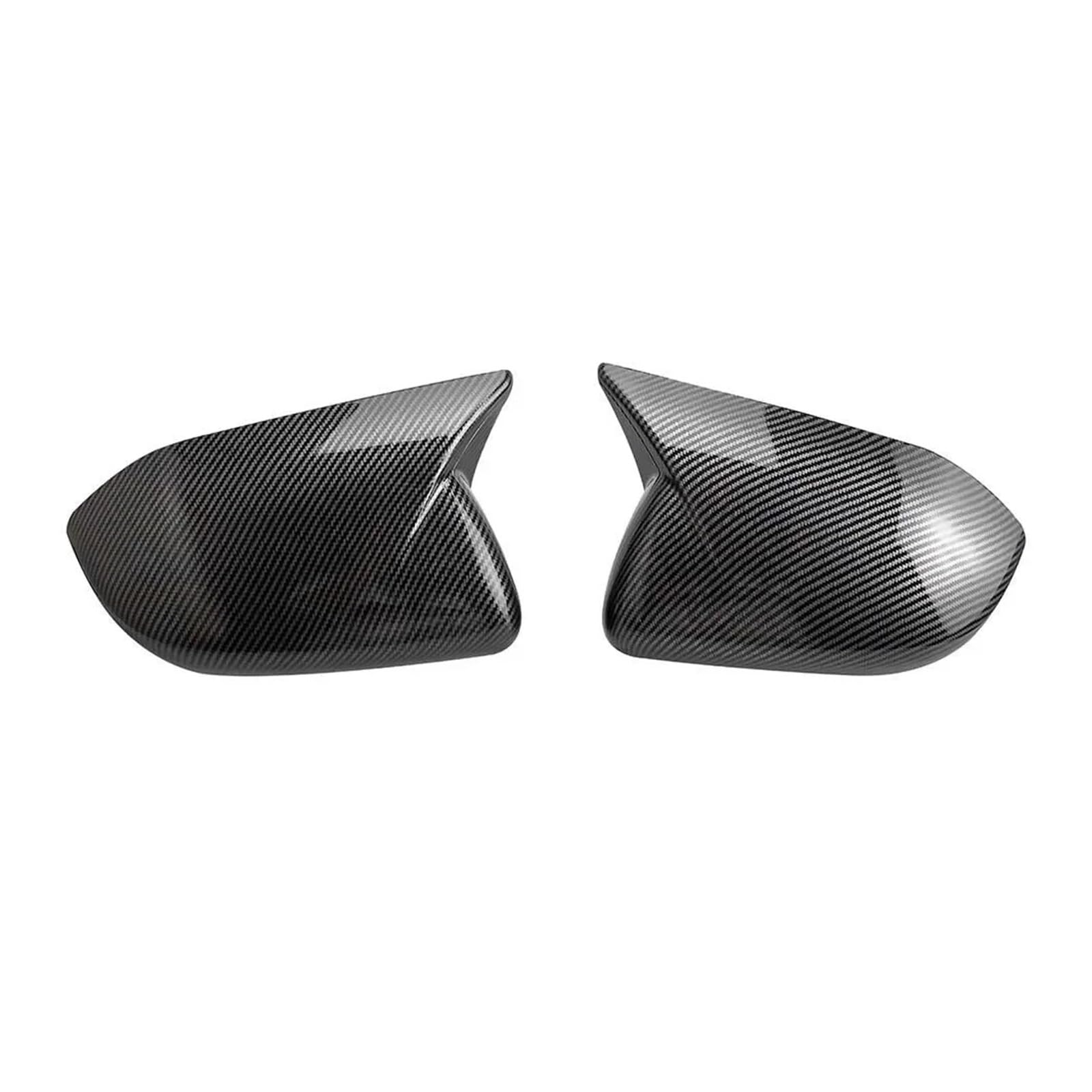 Side Mirror Cover Housing LHD for Explorer 2020 2021 2022 2023 2024 Car Sticker Rearview Side Mirror Cover Wing Cap Exterior Door Rear View Case Trim Carbon Fiber(Carbon)
