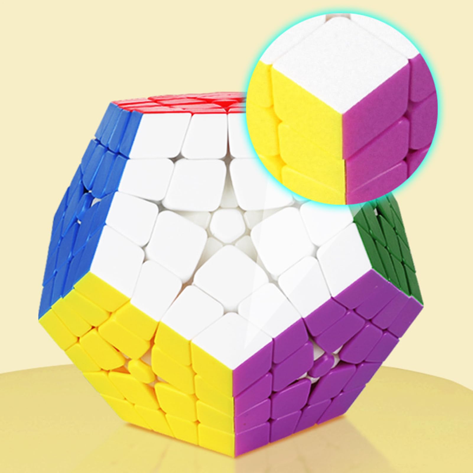 Dodecahedral Speed Cube - Freches Magisches Spielzeug in lebendigem Design