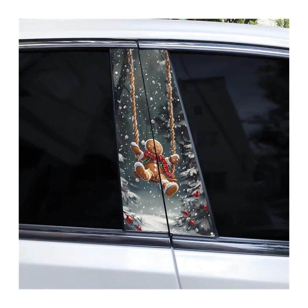 Body Parts 2pcs Car Doors Windows Decoration Decals DIY Vinyl Stickers(E)