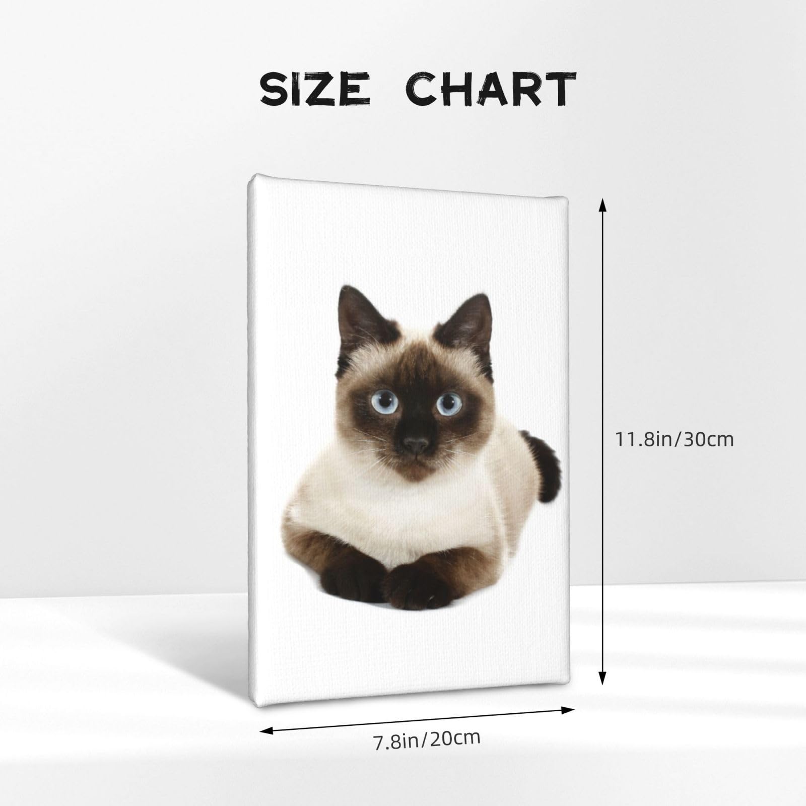 Amazon.co.jp: アートポスター フレーム 装飾画 シャム猫 シャム