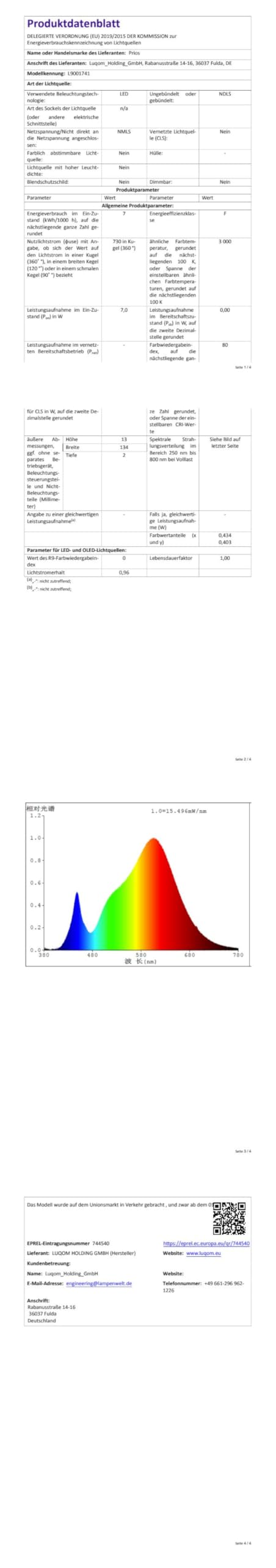 Lampada LED da esterni 'Jordis' (Moderno) colore Nero, in Alluminio (1 luce, lampadina inclusa) di Lindby | lampioncino, paletto luminoso, lampada da viale, lampione