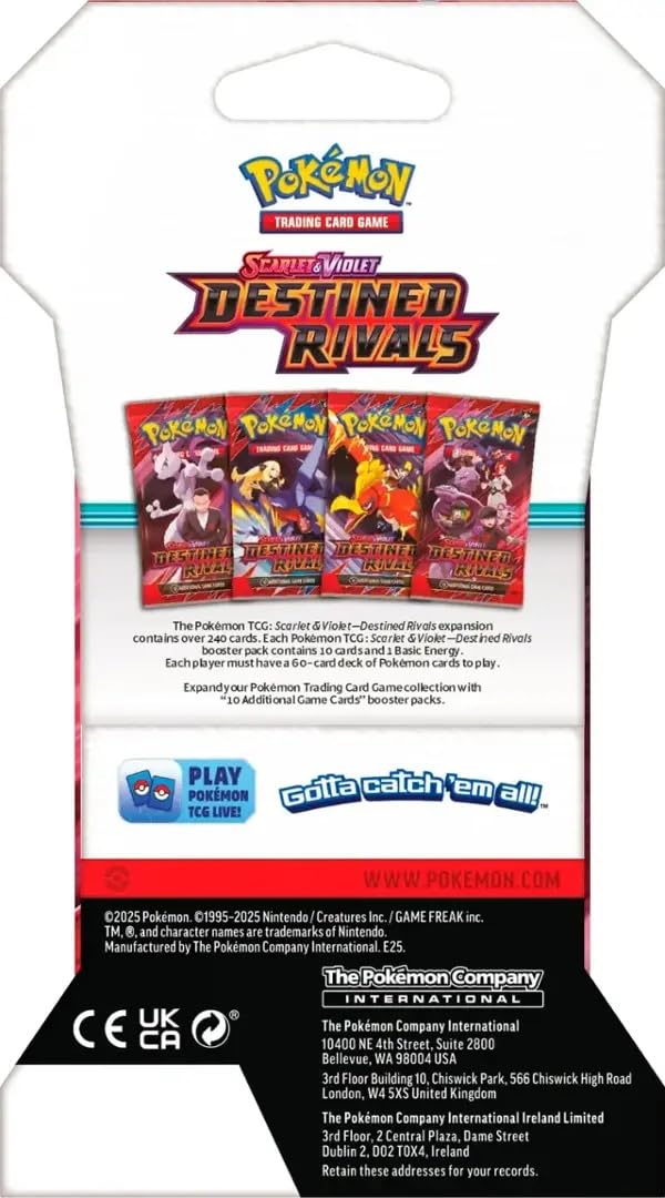 Pokémon TCG: Scarlet & Violet - Destined Rivals - Sleeved Booster