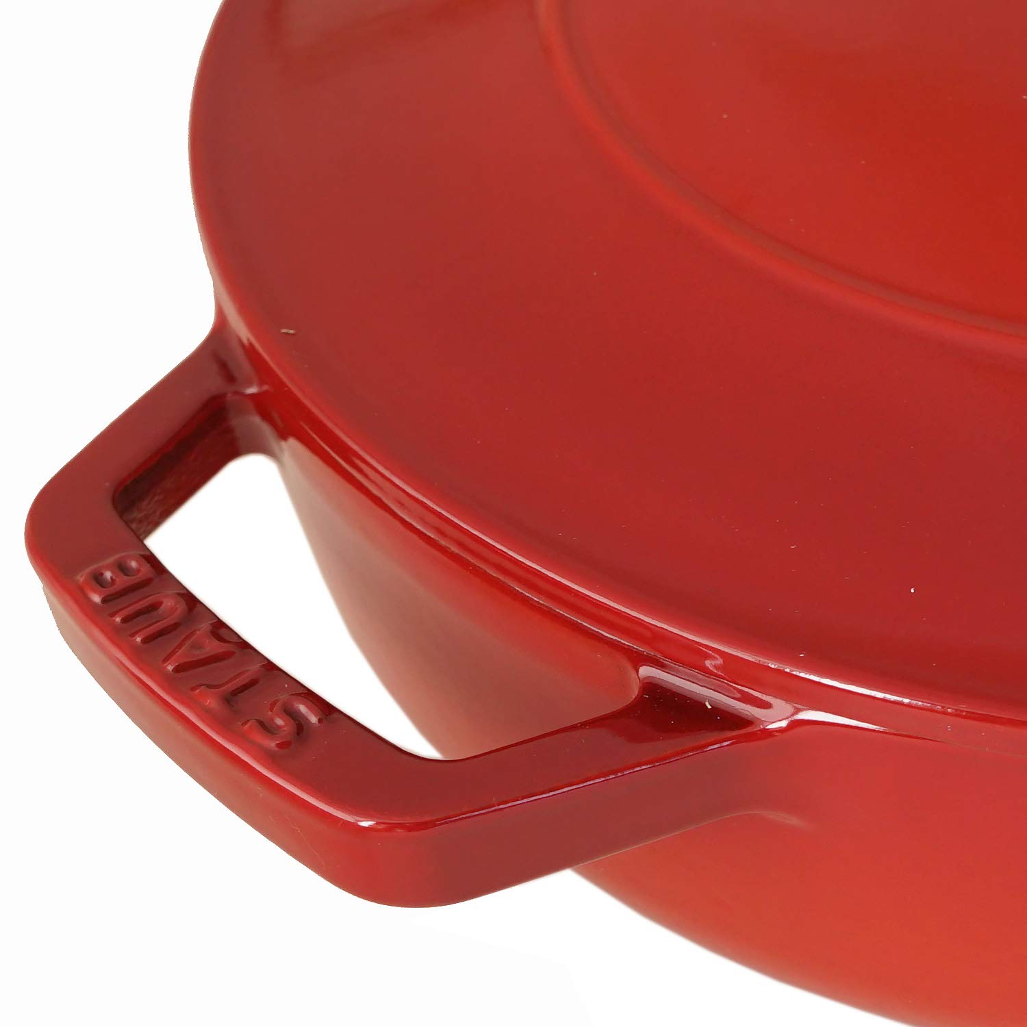 『正規品』Staub ブレイザー ソテーパン チェリー 24cm /IH対応 Staub 【並行輸入品】 ストウブ 鍋 ブレイザー ソテーパン 24cm