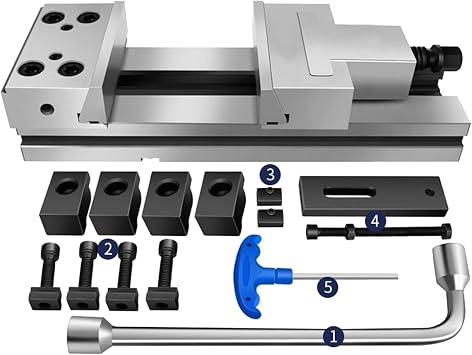 Flat Jaw Bench Vise Precision 0.005mm Table Vice With Chip Cover Durable Table Clamp Ideal For Woodworking Metalworking Hobby Projects Heavy Duty Bench Vises For Craftsmen And DIY EnthusiaSize6inch