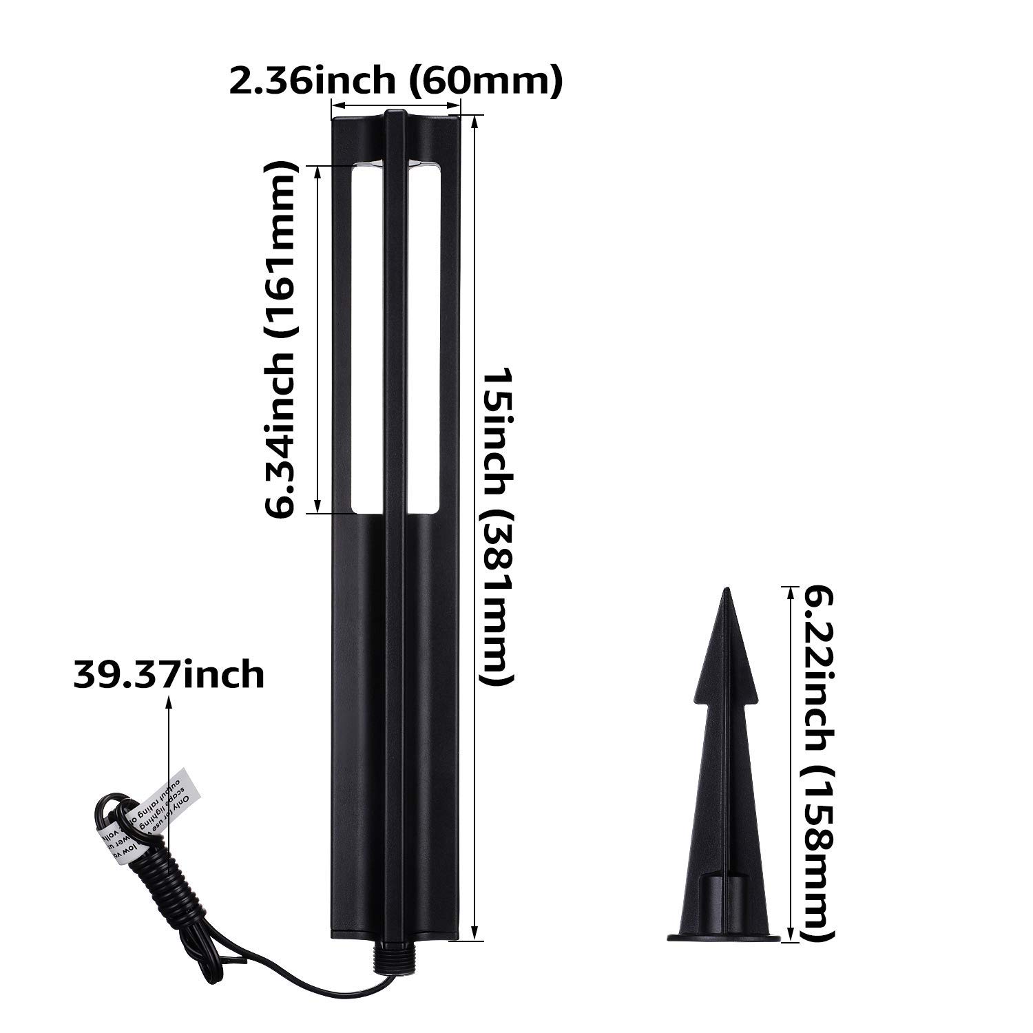 LEDVANS 3CCT Low Voltage LED Landscape Spotlight, 12V Waterproof Spot...