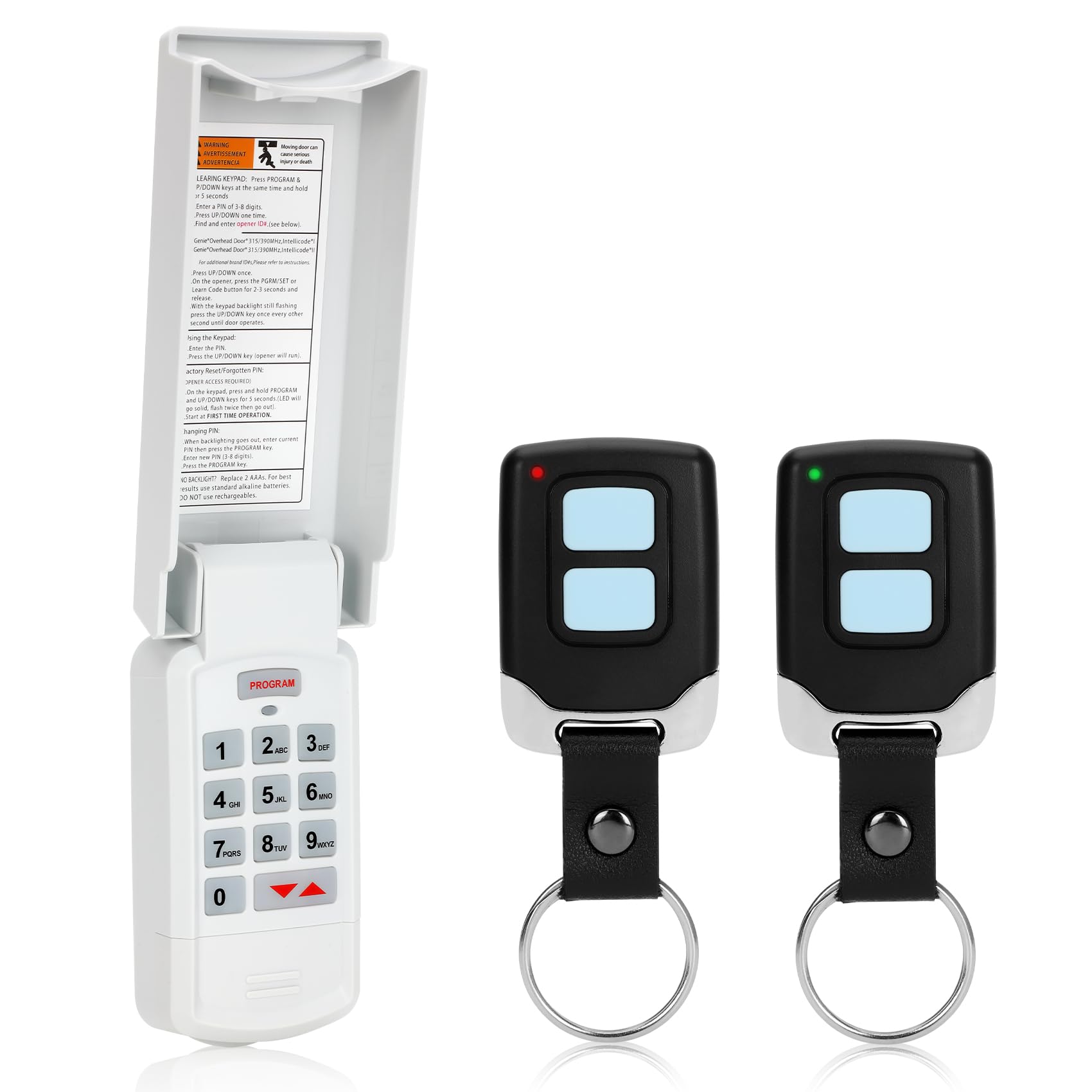 Télécommande garage Genie multi-fréquence compatible avec automatisme Overhead Door