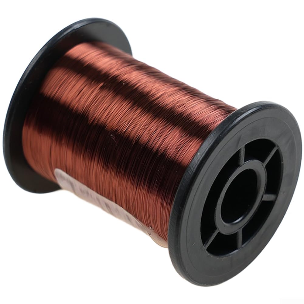 Fine Gauge Copper Wire 0.1mm for Fly Tying Nymph Body Material and Hook Binding in Traditional and Modern Fly Patterns (Brown)