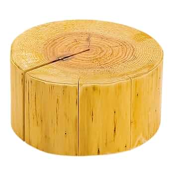 Amazon.co.jp: 国産杉 丸太ディスプレイ台 大径 大 15-177-11