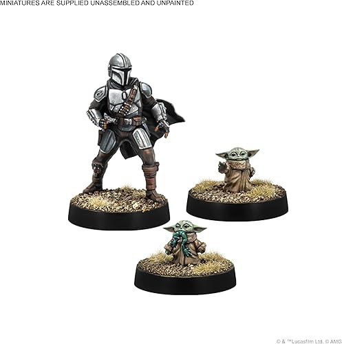 Miniatura 3 de Star Wars: Legion Din Djarin & Grogu Expansión operativa – Juego de miniaturas de mesa, juego de estrategia para niños y adultos, mayores de 14