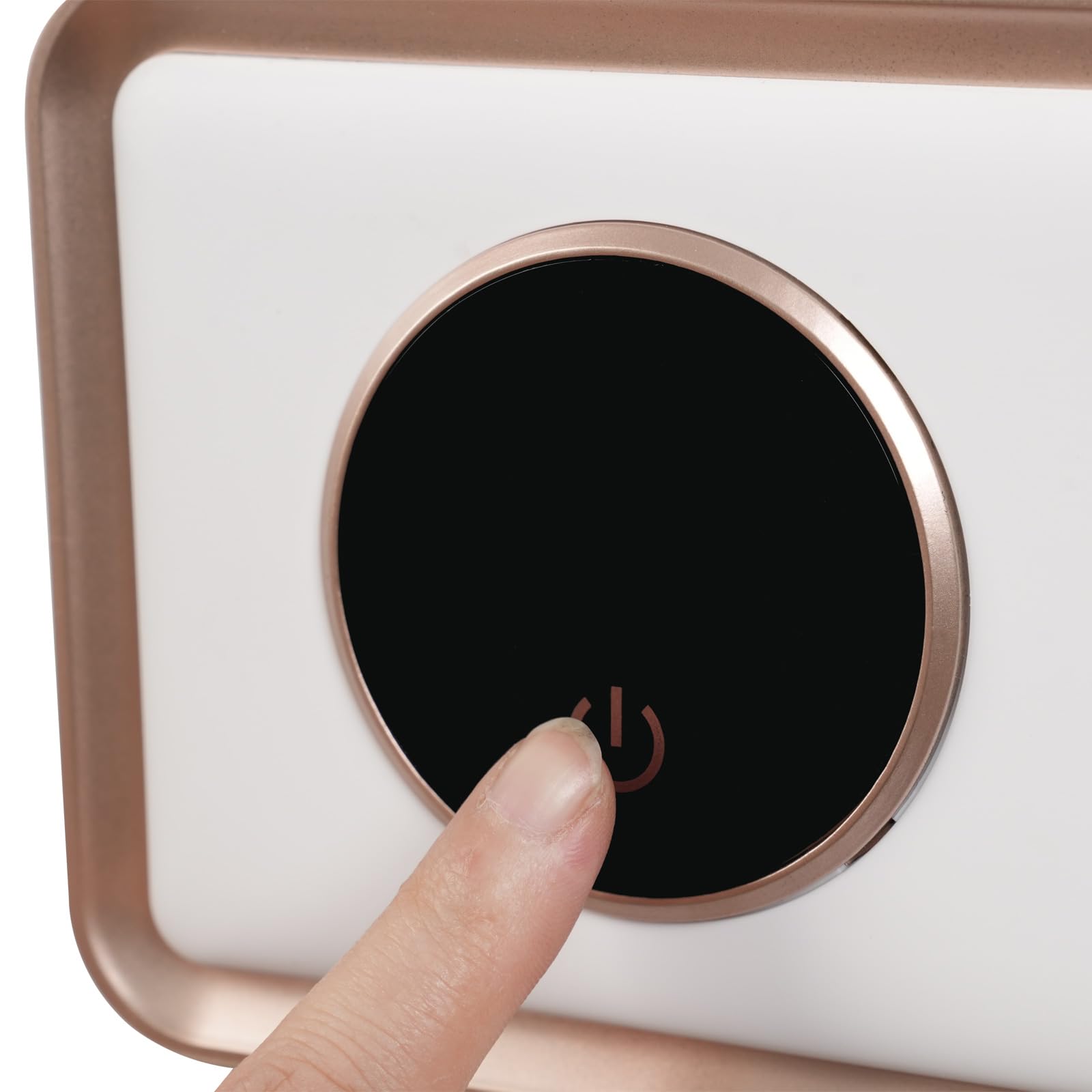 Supporto per Spazzolino da Denti UV, Disinfettante UV, Porta Spazzolino Disinfettante con Asciugatura, Bagno Distributore Automatico di Dentifricio, Touch Screen (Bianco)