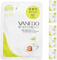 Kit 6 Unidades Máscara Hidratante Facial Coreana Beauty Friends - Mucina