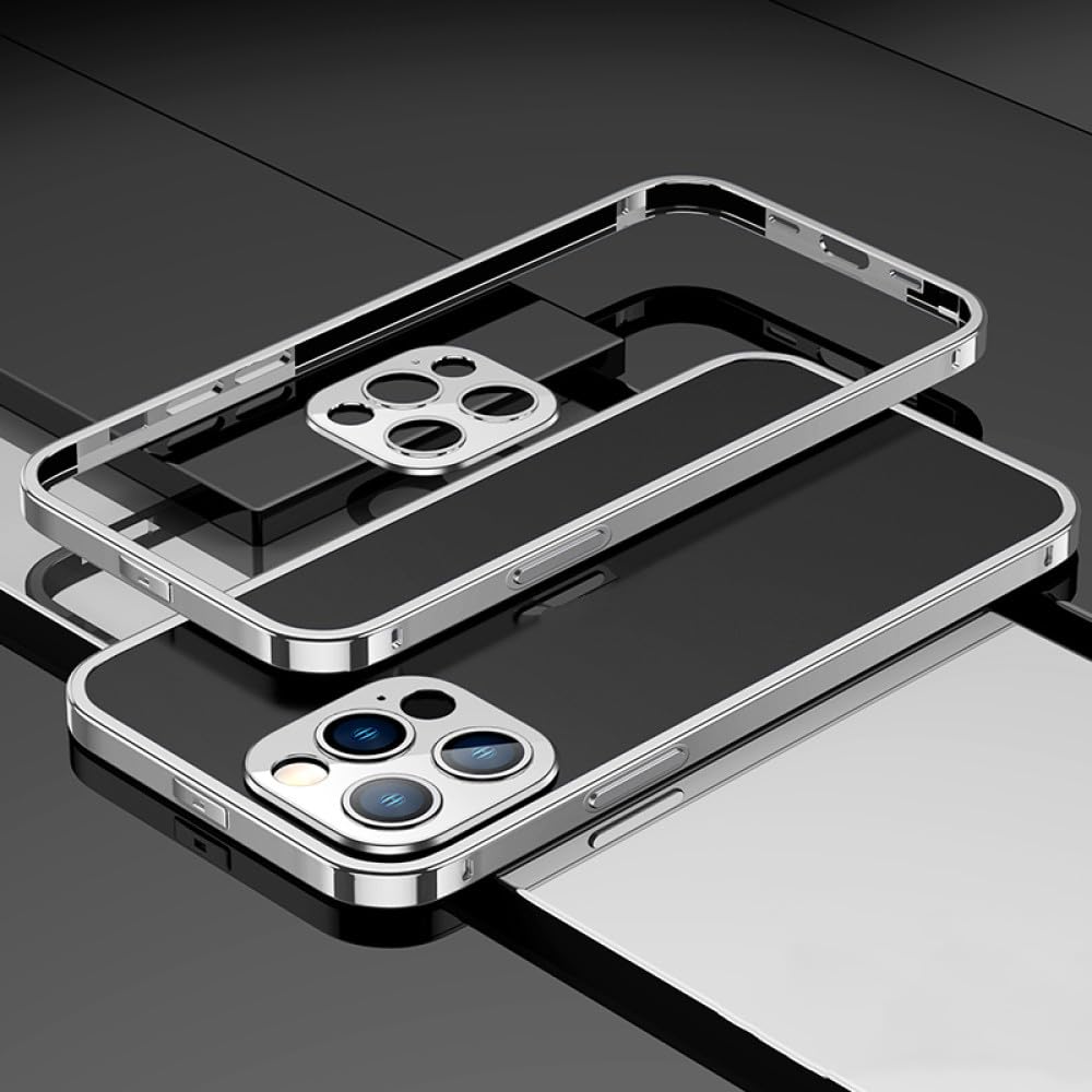 Couverture en acier inoxydable pour iPhone 11, sublimez votre mobile en argent - 8