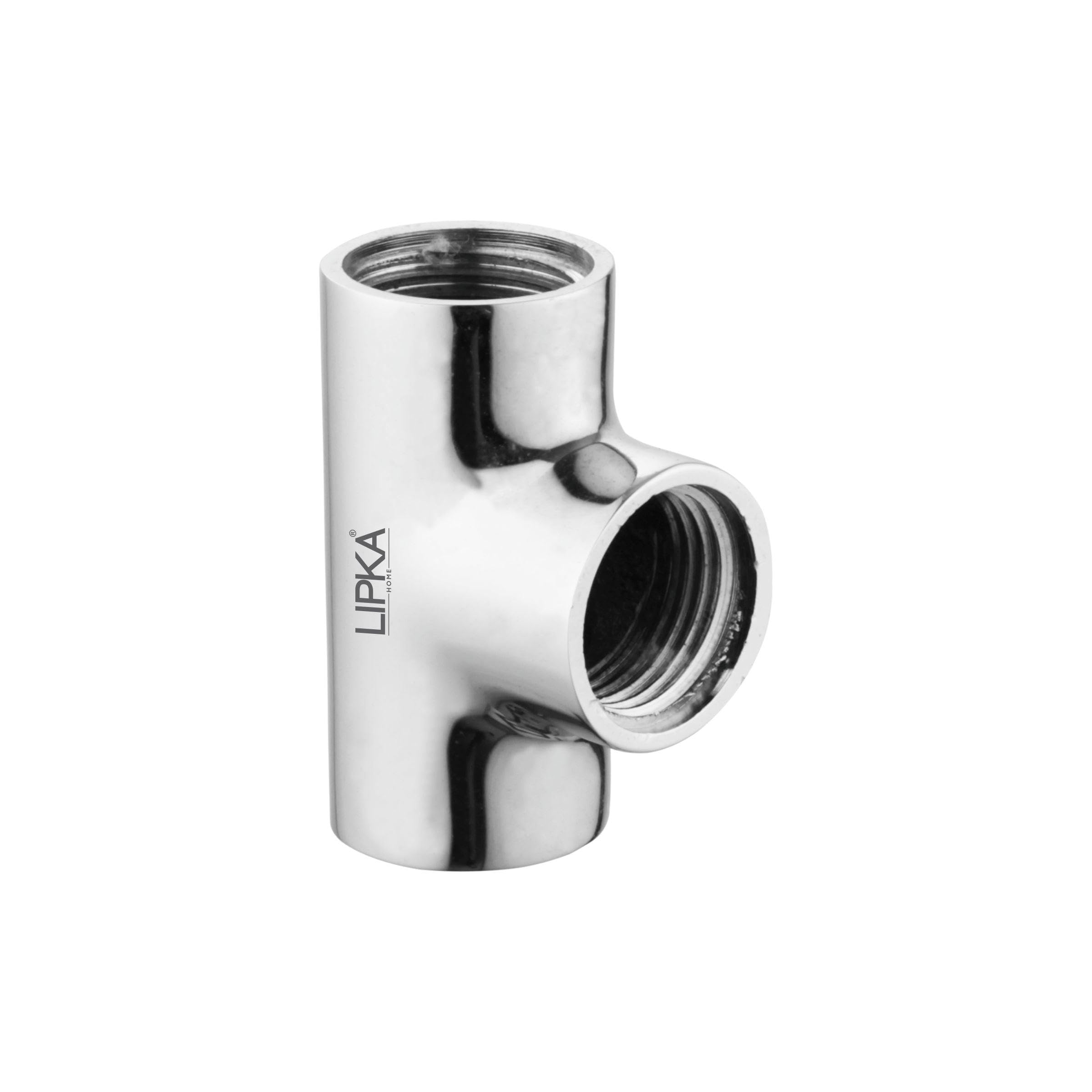 Lipka TEE Connector Pipe 2 Inches | Heavy Duty Brass | Full Brass Tee For Pipe Fittings | (Chrome Finish) | (Pack of 1) (B09PRFFJRZ) Amazon Price History, Amazon Price Tracker