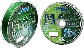 Linha de Pesca Multifilamento Maruri Max Force 8X Verde Carretel - 100m cor:verde;espessura:0.34mm