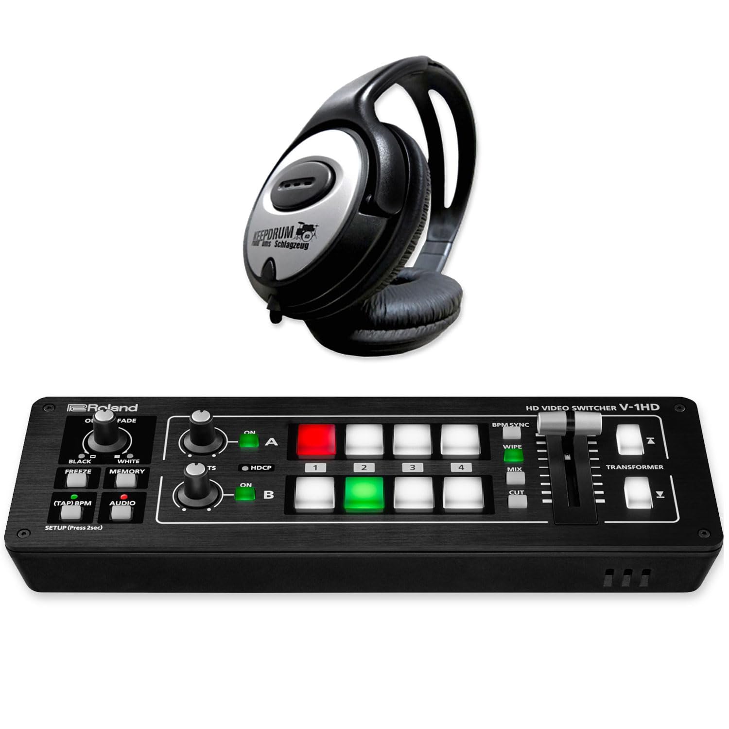 Roland V-1HD A/V Przełącznik wideo HDMI ze słuchawkami keepdrum