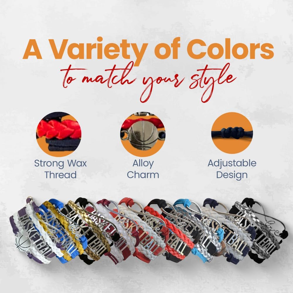 Infinity Collection - Basketball Bracelet Gift for Team and Players - Image 3