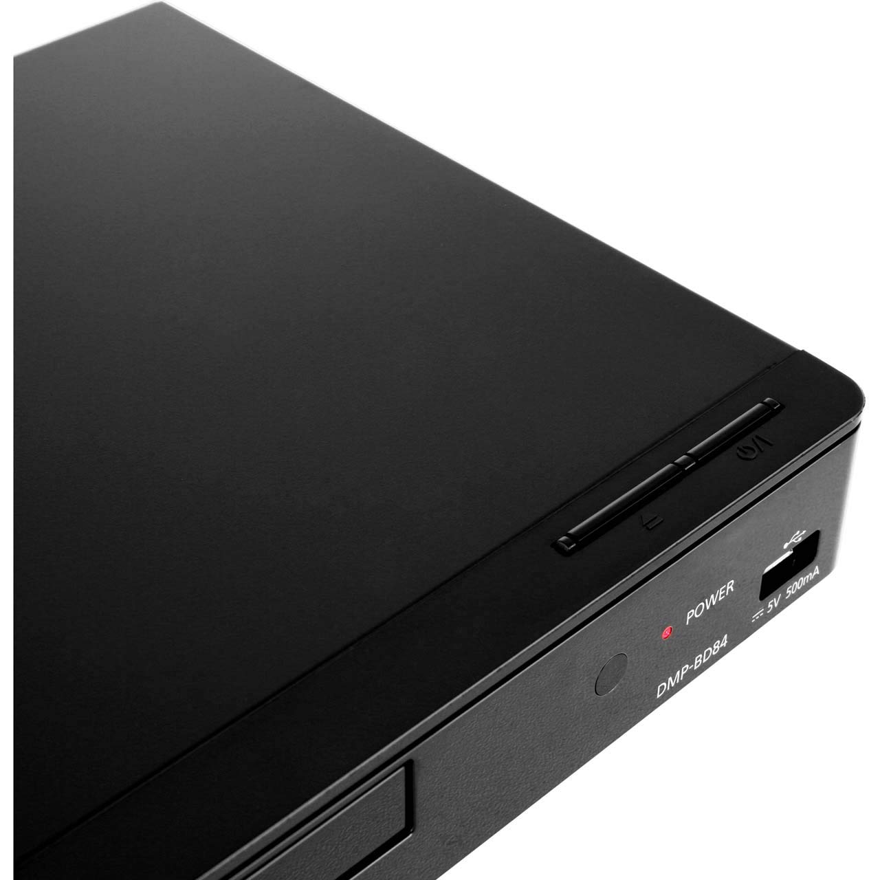 Panasonic Blu-ray-Player DMP-BD84EB, ohne Kodierung, Smart ICOS,-Blu-ray Regionen A, B und C, DVD Regionen 1–8,-YouTube, Netflix etc.,-HDMI-Ausgang,-HDD-Wiedergabe,-mattschwarze Oberfläche