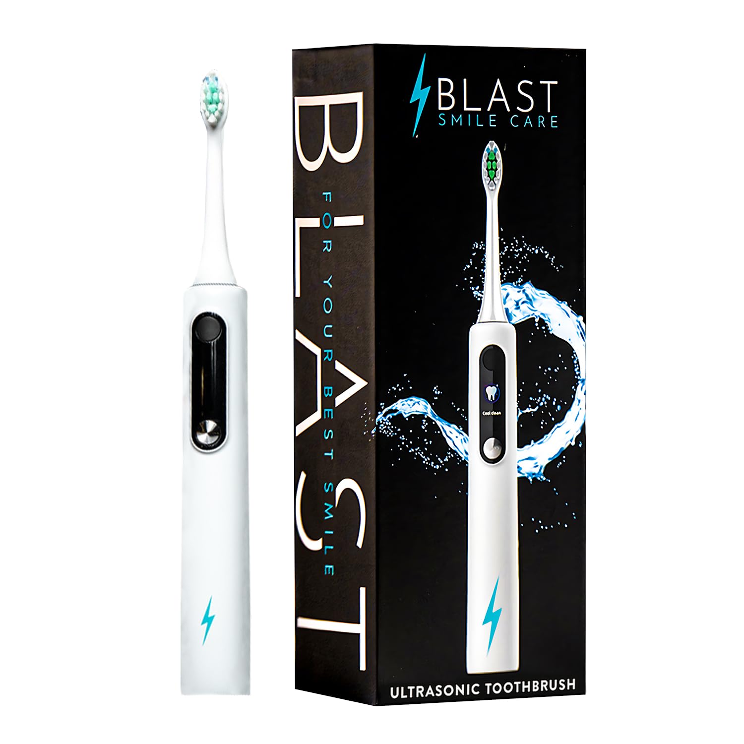 Electric Toothbrush with Tynex Bristles - Rechargeable Toothbrush with 30-Second Reminder 2-Minute Smart Timer - IPX7 Waterproof Sonic