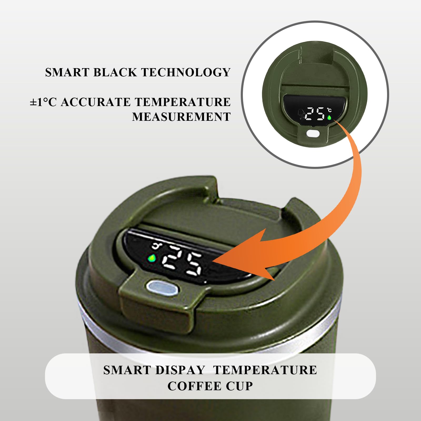 Reisbeker - 380 ml geïsoleerde koffiemok - herbruikbare