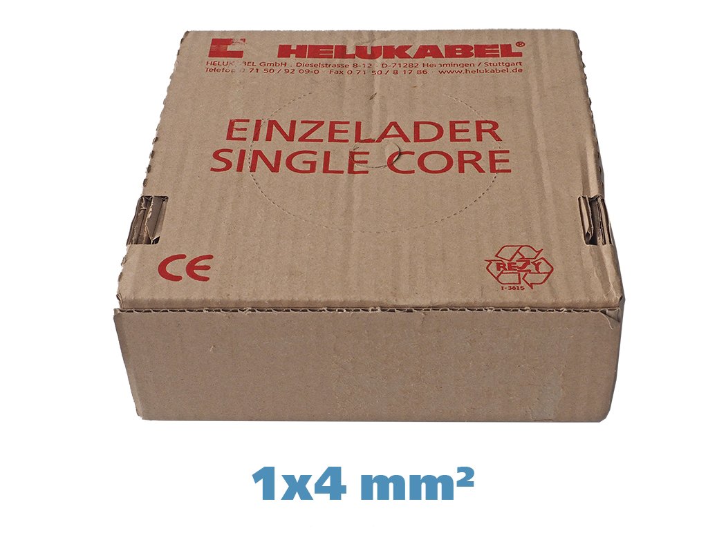 HELUKABEL 29174 Wire Cables H07 V-K Ring 1 x 4 mm², Orange - Image 3
