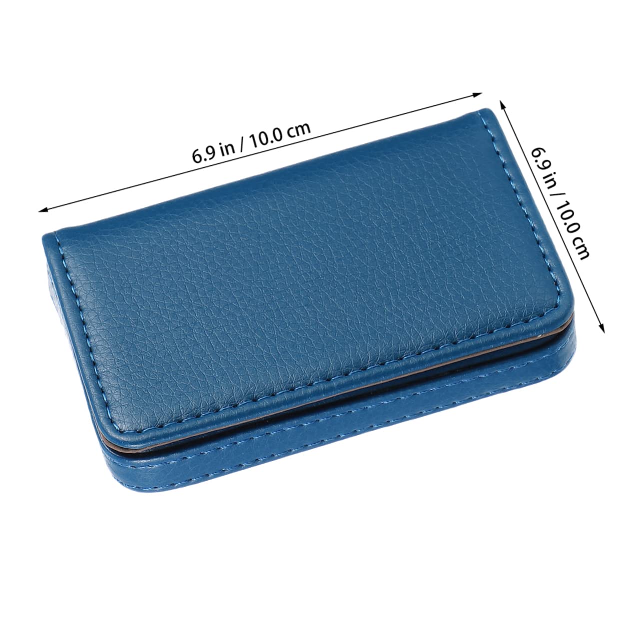 OSALADI Magnetic Business Card Holder Case Sleek Pu Bag for Safe Convenient Access