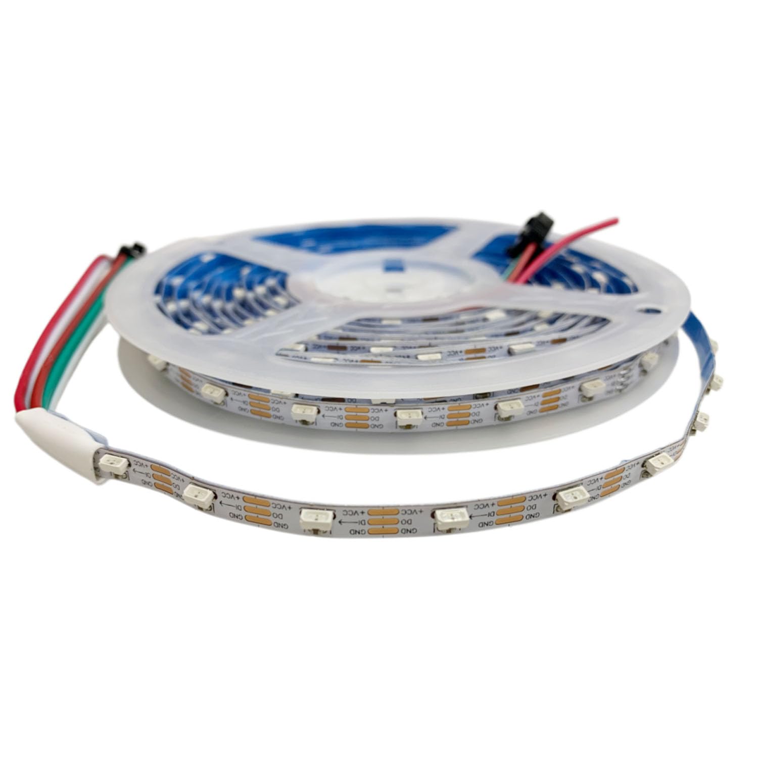 DC5V WS2812B cyfrowa taśma LED emitująca z boku SK6812 4020 IC 60 LED/m 5 mm RGB, w pełni kolorowa, indywidualnie adresowalna taśma LED IC