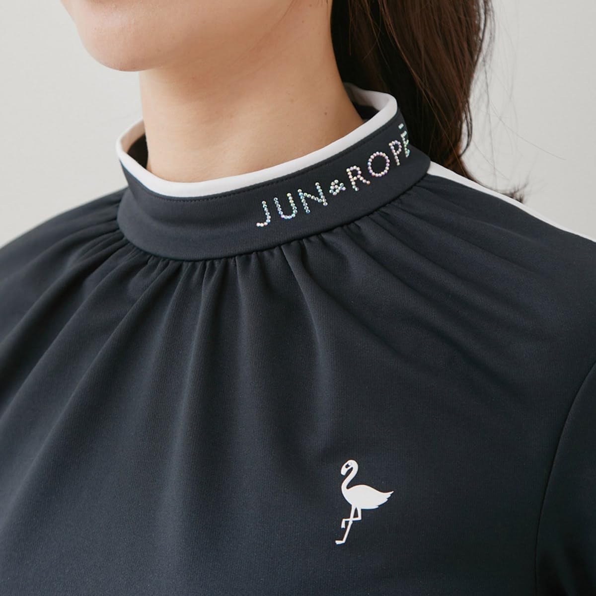 ジュン＆ロぺ] プルオーバー 【保温】 プレミアウォーム配色長袖