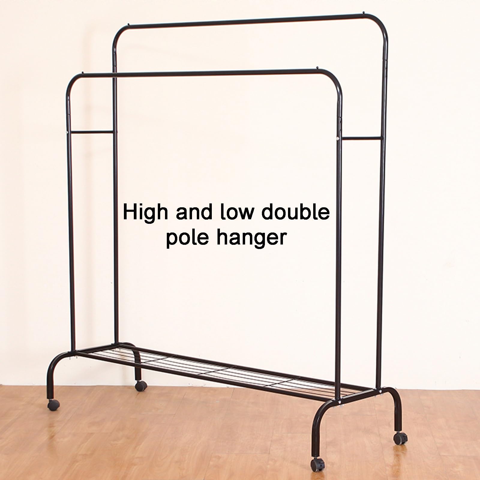 Copriabiti per Appendere i Vestiti, Porta Abiti con Cerniera, Copri Abiti per Stendibiancheria da Pavimento, Adatti Solo per Grucce Alte e Basse a Doppio Palo(160 * 75 * 150cm/63 * 30 * 59in)