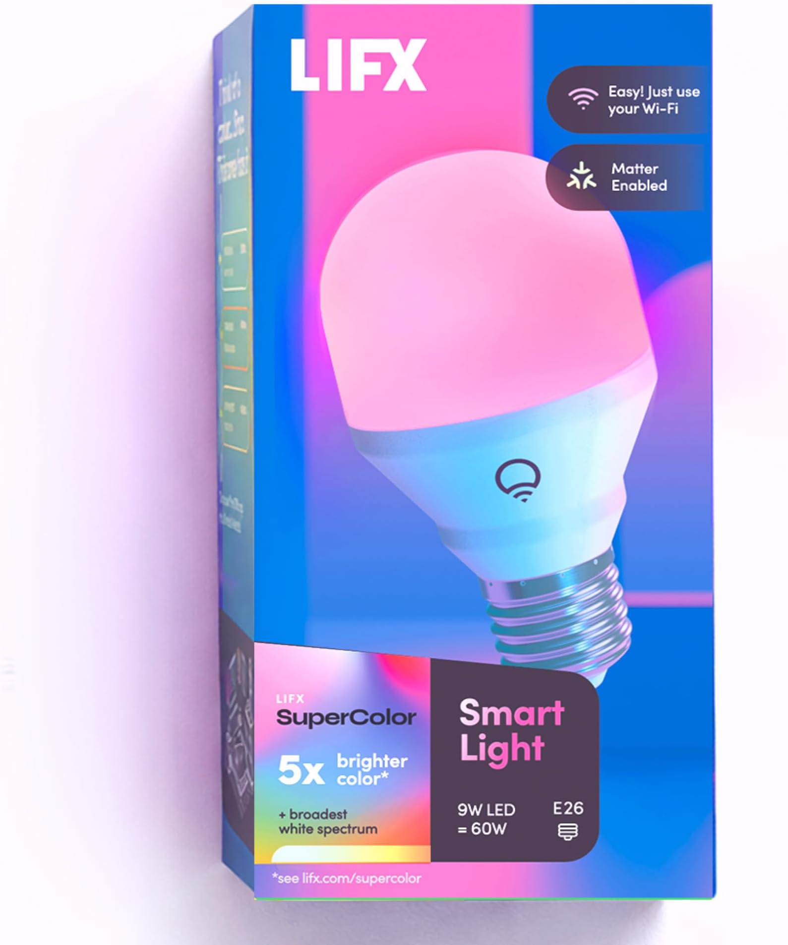 Color, E26 Edison Screw
