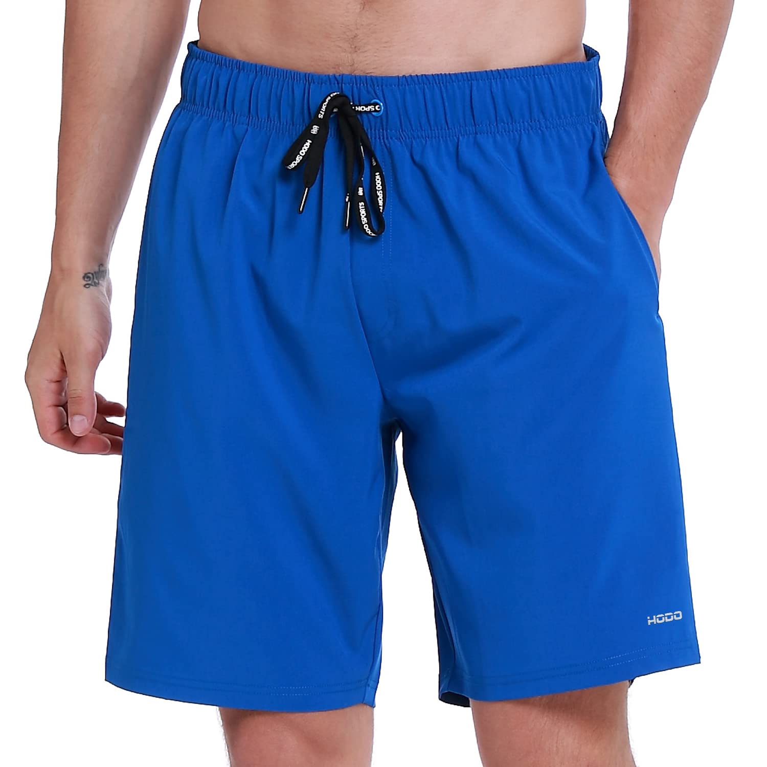 Mens Swim Trunks 9" Quick Dry Swim Shorts Bathing Suit, 05-blue, X-Large-image-43