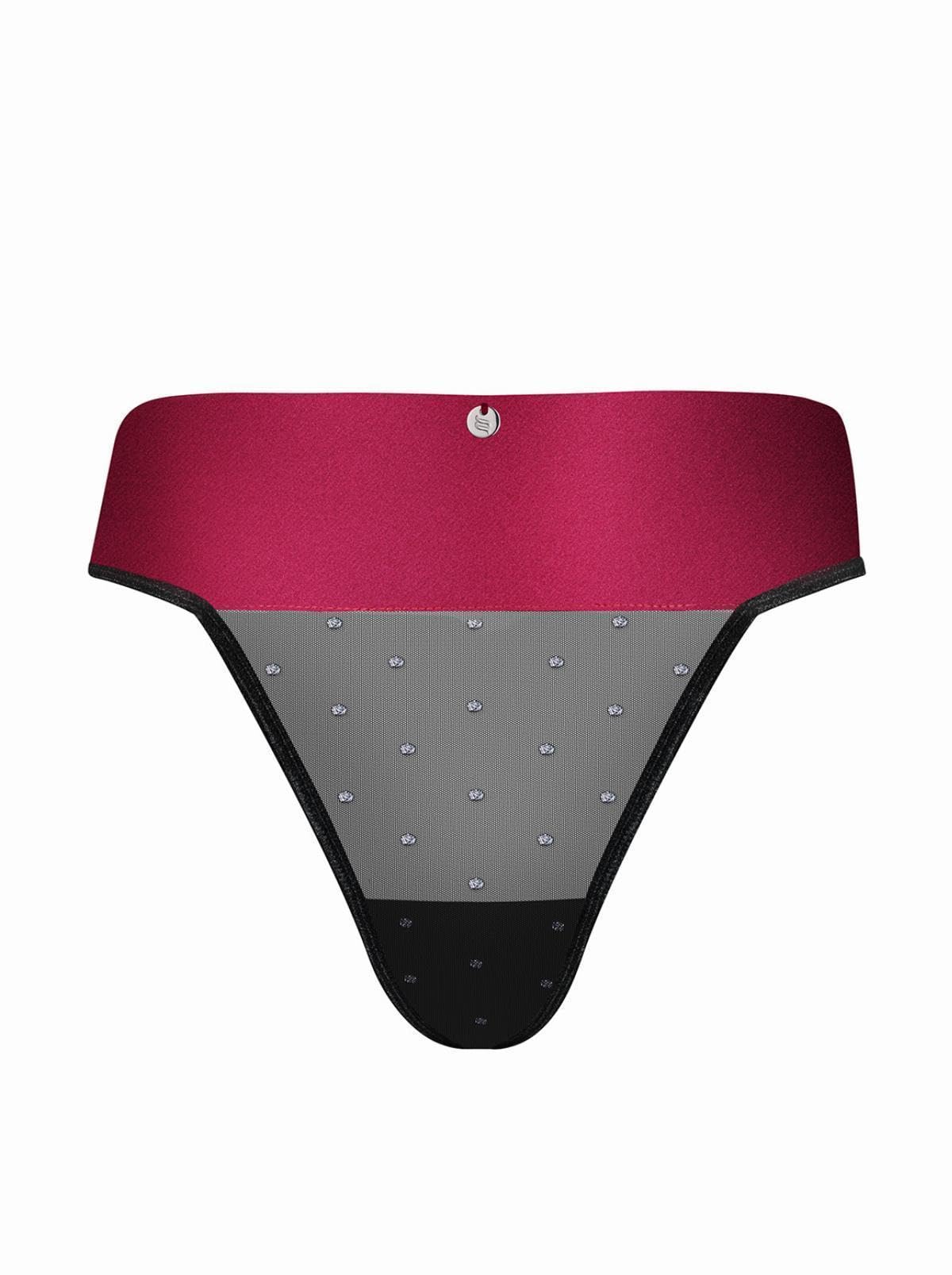 Obsessive Seksowne damskie stringi w kropki Tienesy