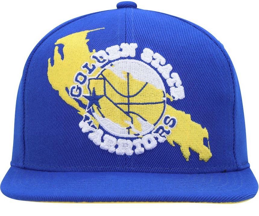 Mitchell & Ness Gorra Snapback Golden State Warriors Azul miniatura 2