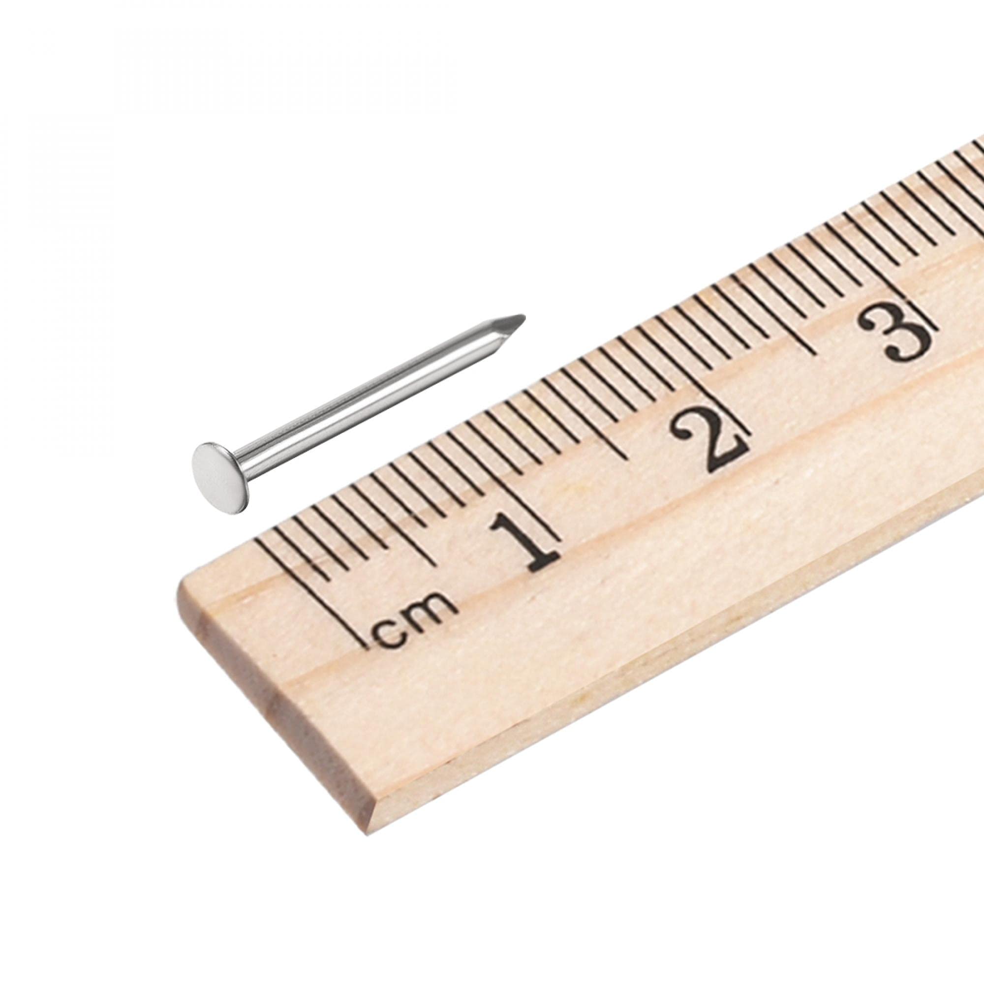 Uxcell Small Tiny Brass Nails 2x15mm For DIY Wooden Hardware Accessories 50pcs