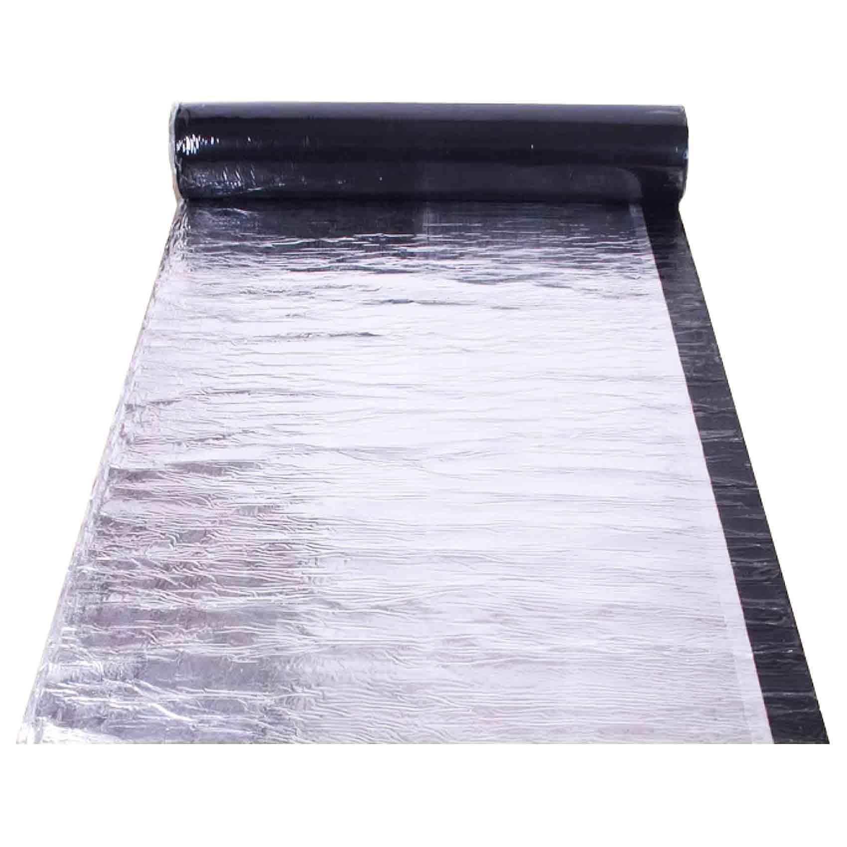 Generico Guaina Bituminosa Autoadesivo per Tetto | Nastro Sigillante Bituminoso Alluminio Impermeabile per Riparazioni Rotolo Patch di Asfalto, Bituminosa Ardesiata(50x300cm)