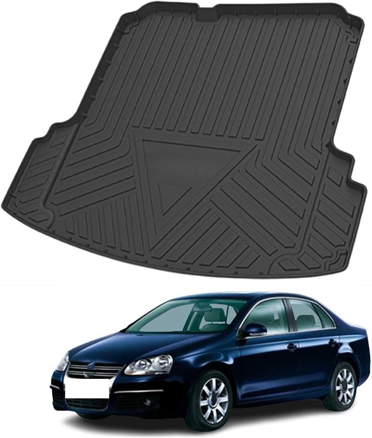 PLAKDFUU Bootmat for VW Sagitar 2006-2018 easyclean protector