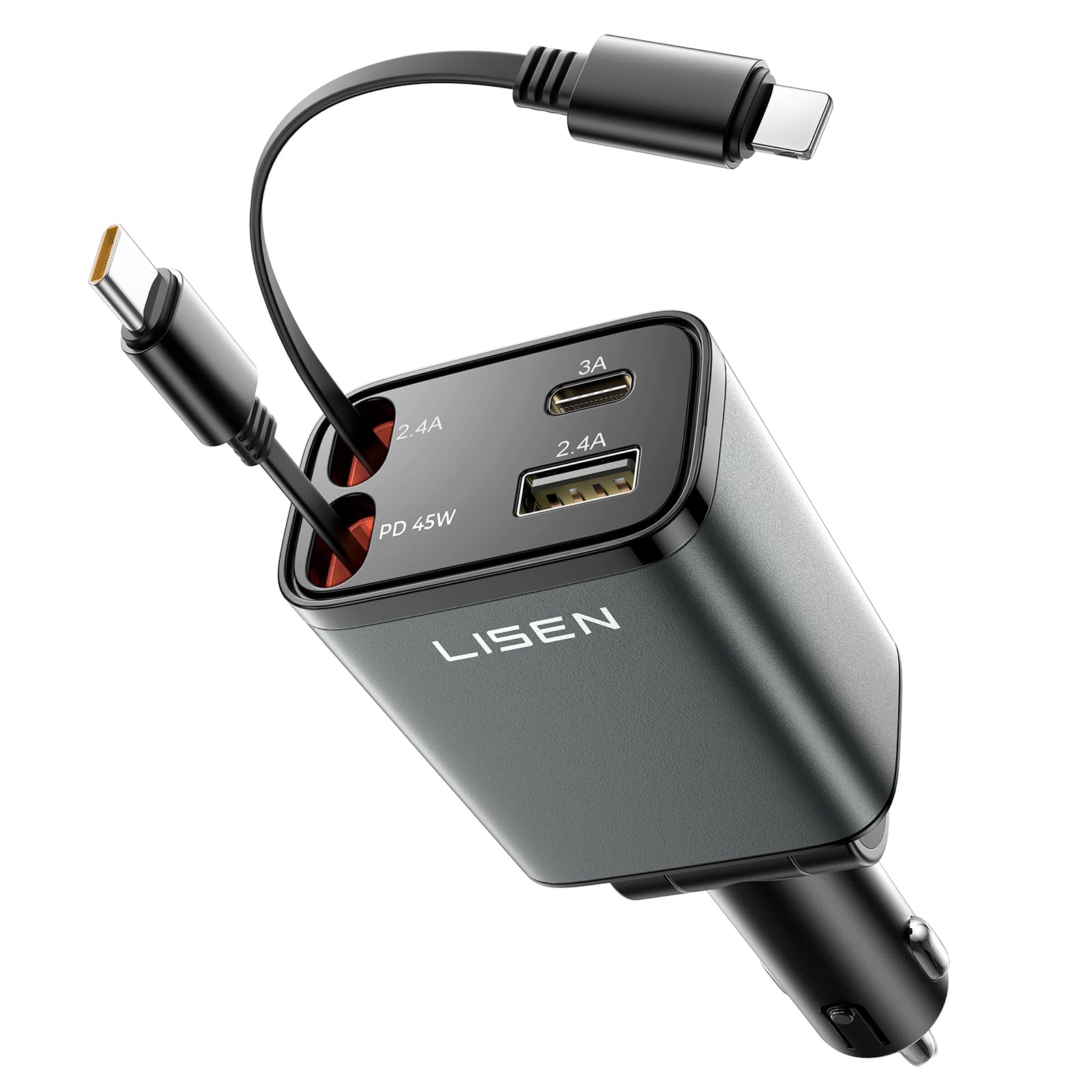 充電器セット Amazon.co.jp: LISEN 車 充電器 巻き取りしがーソケット usb【2026年新