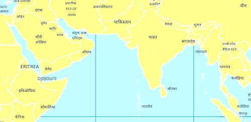 World Map in Marathi