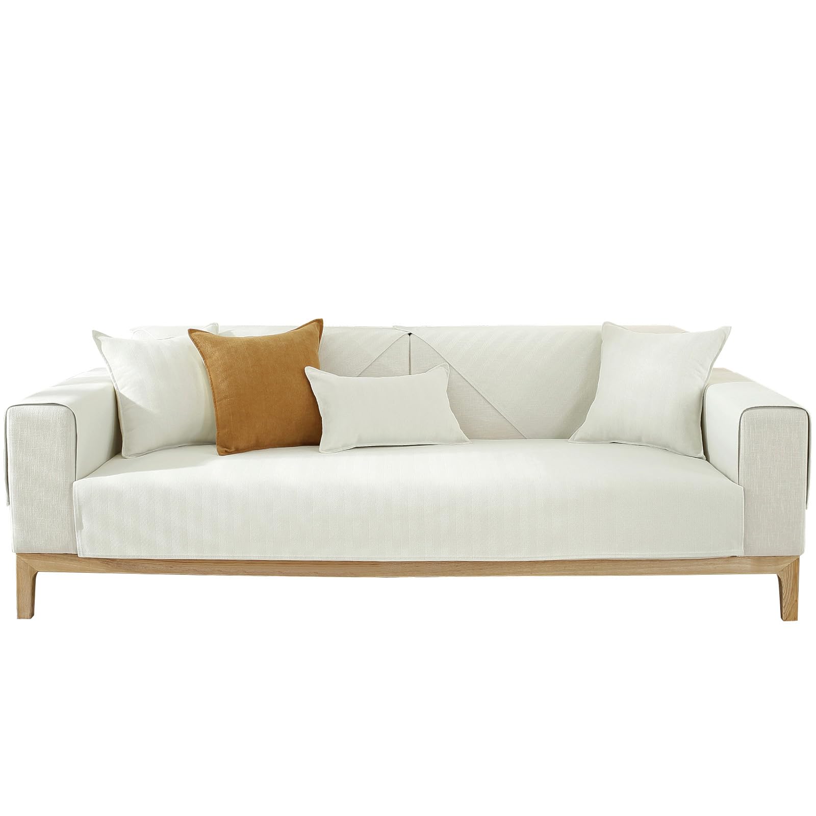 MIFXIN Sectional Couch Cover Sofa Cushion Covers Chenille Anti-Slip Furniture Protector Sofa Slipcover for Cushion Couch Loveseat Recliner Armrest