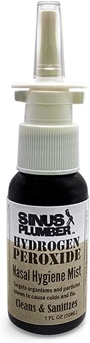 Miniatura 6 de Sinus Plumber Paquete de 2 aerosoles nasales de peróxido de hidrógeno, neutraliza las partículas transportadas por el aire para la higiene nasal y