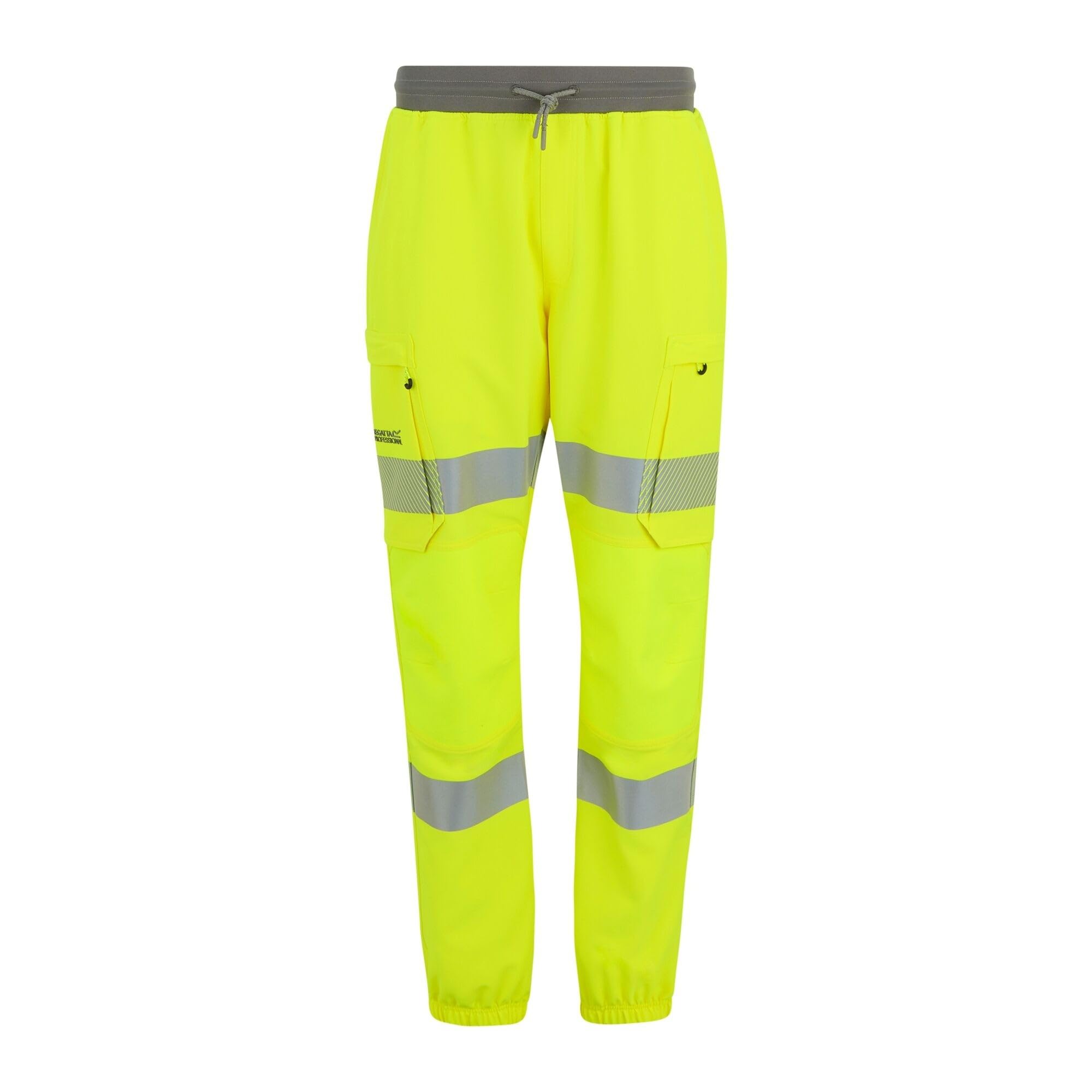 Regatta Professional Mens Hi-Vis Prolite Stretch Joggers Workwear Trousers