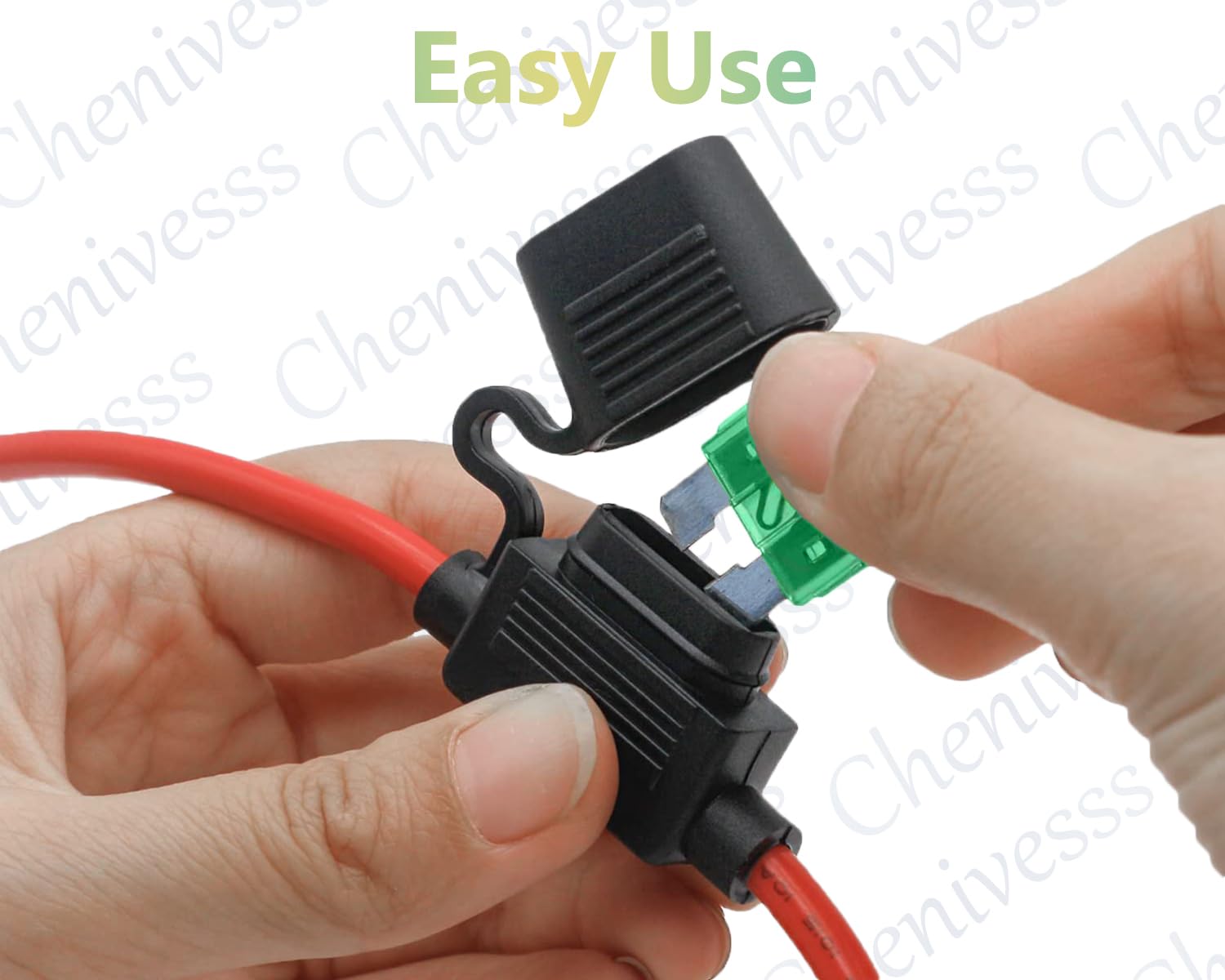 Porta Fusibili Lamellari Da 10 A 30A PF-3 Cavo 30 Cm - Foto 3